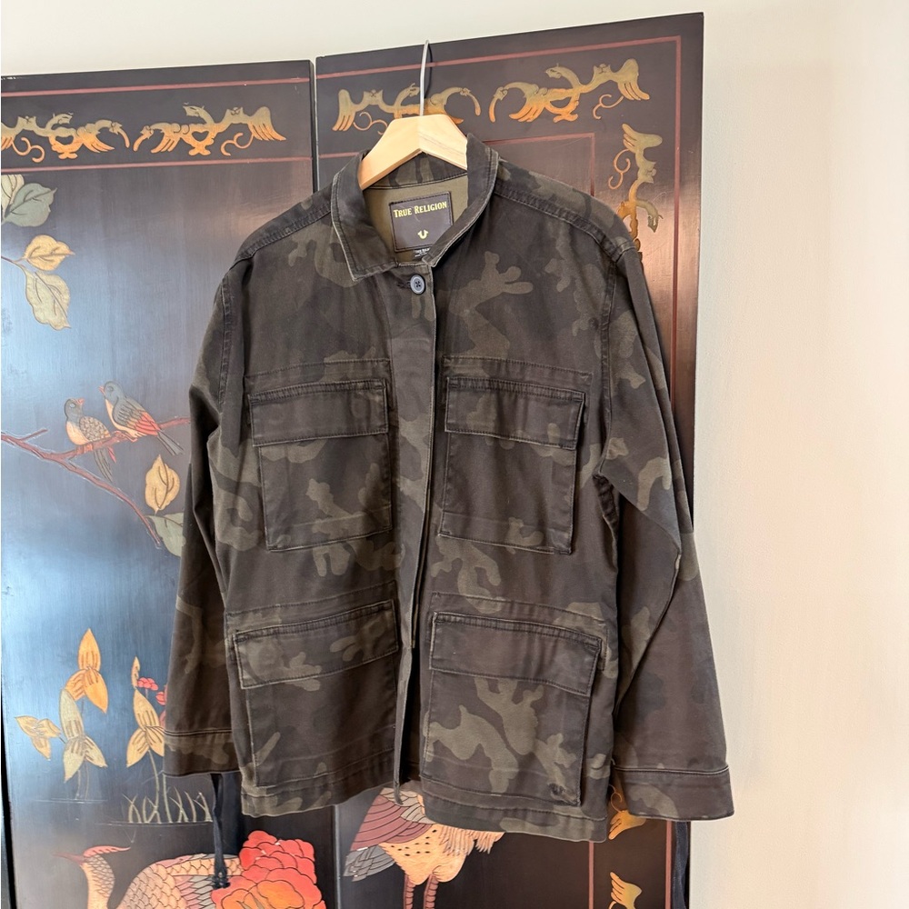Women’s True Religion Utility Jacket Camo